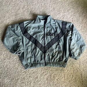 Army Green and Black Jacket